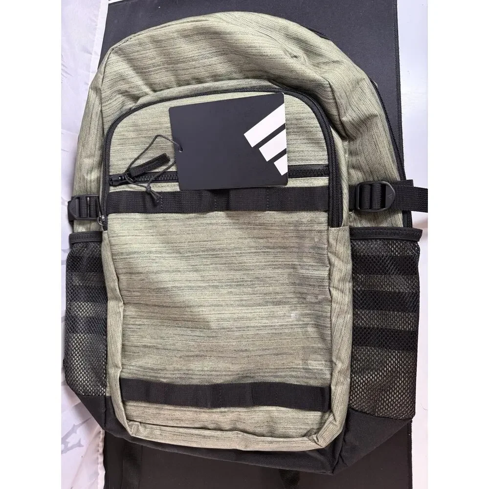 Adidas Core Advantage 4 Backpack Two Tone Tent Green/Black NWT MSRP $70